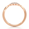Thumbnail Image 2 of J'Lure Lab-Grown Diamond Scalloped Wedding Band 1/6 ct tw 18K Rose Gold
