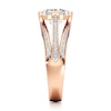 Thumbnail Image 3 of J'Lure Lab-Grown Diamond Hexagon Brilliant-Cut Engagement Ring 2-3/8 ct tw 18K Rose Gold