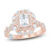 Thumbnail Image 1 of Pnina Tornai Emerald-Cut Diamond Halo Engagement Ring 1-1/2 ct tw 14K Rose Gold