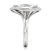 Thumbnail Image 3 of J'Lure Moval Old-Cut Lab-Created Diamond Engagement Ring 3-3/4 ct tw 18K White Gold