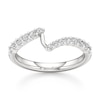 Thumbnail Image 1 of J'Lure Lab-Grown Diamond Contour Wedding Band 3/8 ct tw 18K White Gold