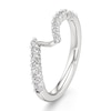 Thumbnail Image 4 of J'Lure Lab-Grown Diamond Contour Wedding Band 3/8 ct tw 18K White Gold