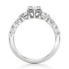 Thumbnail Image 2 of J'Lure Lozenge Step-Cut Lab-Created Diamond Engagement Ring 2 ct tw 18K White Gold