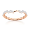 Thumbnail Image 1 of J'Lure Lab-Grown Diamond Angled Contour Wedding Band 1/6 ct tw 18K Rose Gold