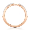 Thumbnail Image 2 of J'Lure Lab-Grown Diamond Angled Contour Wedding Band 1/6 ct tw 18K Rose Gold