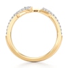 Thumbnail Image 2 of J'Lure Lab-Grown Diamond Angled Contour Wedding Band 1/6 ct tw 18K Yellow Gold