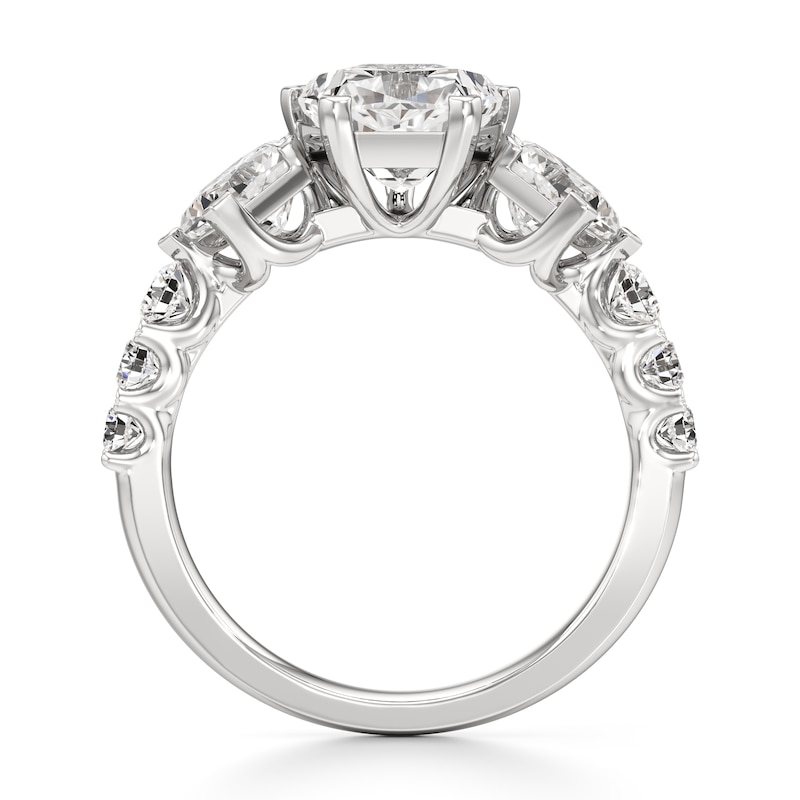 Main Image 2 of J'Lure Pentagon Brilliant-Cut Lab-Grown Diamond Engagement Ring 3-1/2 ct tw 18K White Gold