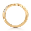 Thumbnail Image 2 of J'Lure Lab-Created Diamond Contour Wedding Band 1/6 ct tw 18K Yellow Gold