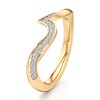 Thumbnail Image 4 of J'Lure Lab-Created Diamond Contour Wedding Band 1/6 ct tw 18K Yellow Gold