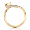 Thumbnail Image 2 of J'Lure Lab-Grown Diamond Contour Wedding Band 1/6 ct tw 18K Yellow Gold