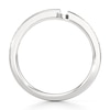 Thumbnail Image 2 of J'Lure Baguette-Cut Lab-Grown Diamond Contour Wedding Band 3/8 ct tw 18K White Gold