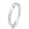Thumbnail Image 4 of J'Lure Baguette-Cut Lab-Grown Diamond Contour Wedding Band 3/8 ct tw 18K White Gold
