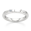 Thumbnail Image 1 of J'Lure Baguette-Cut Lab-Grown Diamond Contour Wedding Band 1/3 ct tw 18K White Gold