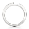 Thumbnail Image 2 of J'Lure Baguette-Cut Lab-Grown Diamond Contour Wedding Band 1/3 ct tw 18K White Gold