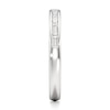 Thumbnail Image 3 of J'Lure Baguette-Cut Lab-Grown Diamond Contour Wedding Band 1/3 ct tw 18K White Gold