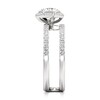 Thumbnail Image 3 of J'Lure Octagon Brilliant-Cut Lab-Created Diamond Spiral Engagement Ring 1-3/8 ct tw 18K White Gold