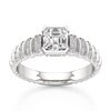 Thumbnail Image 1 of J'Lure Square-Emerald Step-Cut Lab-Grown Diamond Engagement Ring 1-1/5 ct tw 18K White Gold