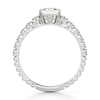 Thumbnail Image 2 of J'Lure Square-Emerald Step-Cut Lab-Grown Diamond Engagement Ring 1-1/5 ct tw 18K White Gold