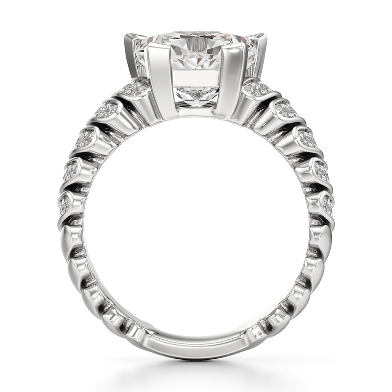 Main Image 2 of J'Lure Pentagon Brilliant-Cut Lab-Grown Diamond Engagement Ring 3-3/8 ct tw 18K White Gold