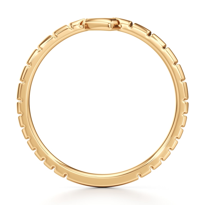 Main Image 2 of J'Lure Contour Wedding Band 18K Yellow Gold
