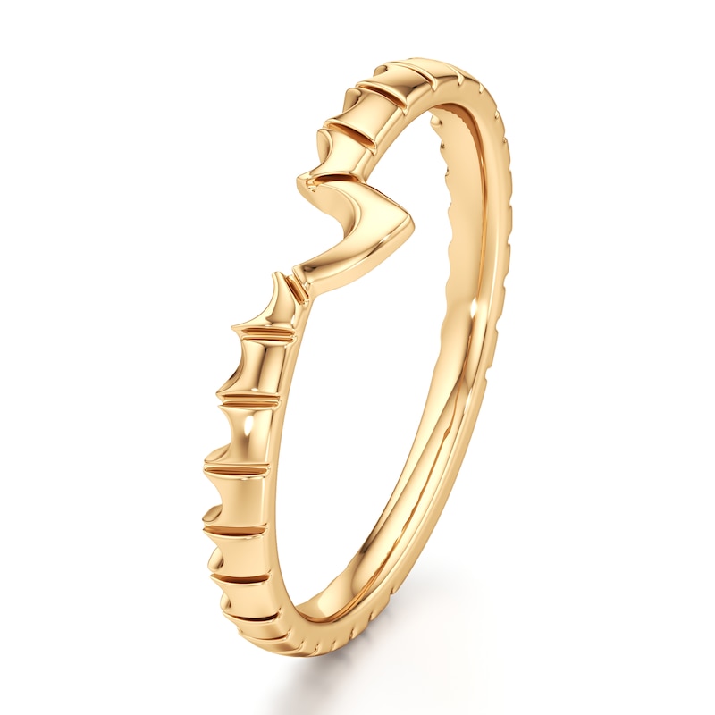 Main Image 4 of J'Lure Contour Wedding Band 18K Yellow Gold