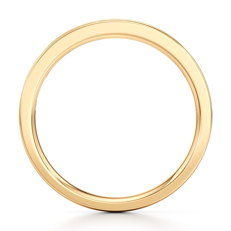 Main Image 2 of J'Lure Baguette & Round-Cut Lab-Grown Diamond Wedding Band 1/3 ct tw 18K Yellow Gold