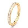 Thumbnail Image 4 of J'Lure Baguette & Round-Cut Lab-Grown Diamond Wedding Band 1/3 ct tw 18K Yellow Gold