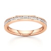 Thumbnail Image 1 of J'Lure Baguette & Round-Cut Lab-Grown Diamond Wedding Band 3/8 ct tw 18K Rose Gold