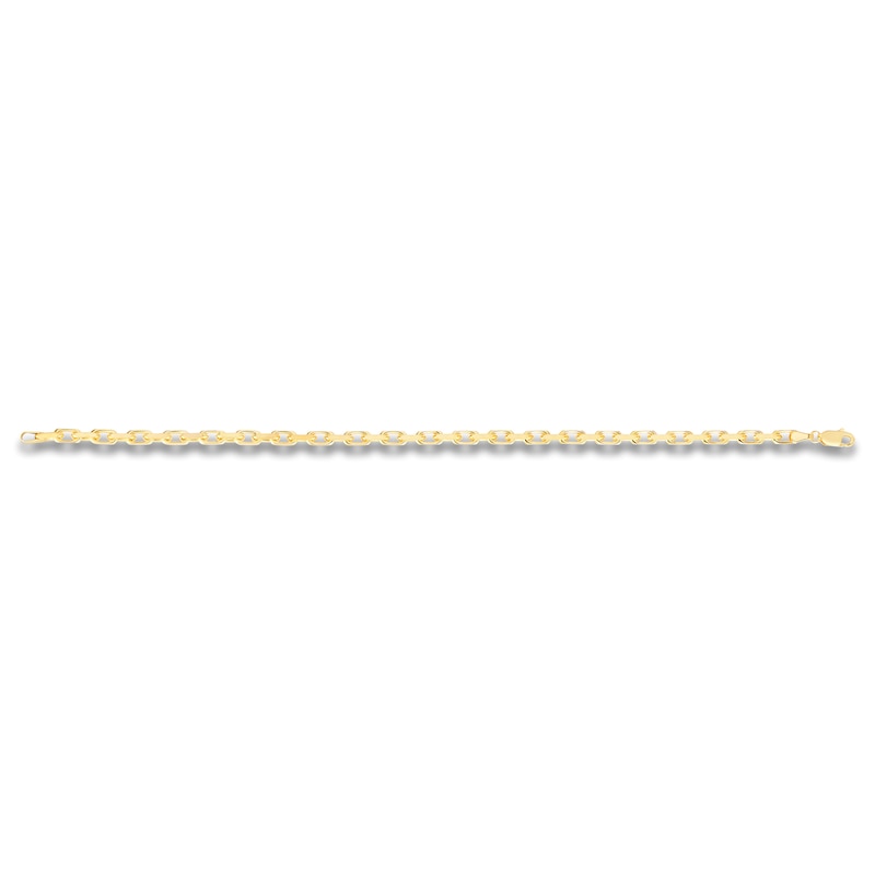 Main Image 2 of Cable Chain Bracelet 3.6mm Solid 14K Yellow Gold 8.25"