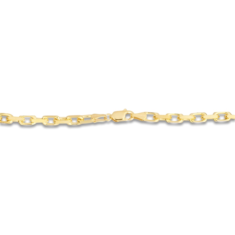 Main Image 3 of Cable Chain Bracelet 3.6mm Solid 14K Yellow Gold 8.25"