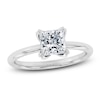 Thumbnail Image 1 of Certified Princess-Cut Diamond Solitaire Engagement Ring 1-1/2 ct tw 18K White Gold (SI2/G)