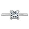 Thumbnail Image 3 of Certified Princess-Cut Diamond Solitaire Engagement Ring 1-1/2 ct tw 18K White Gold (SI2/G)