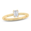 Thumbnail Image 1 of Emerald-Cut Diamond Solitaire Engagement Ring 1/2 ct tw 14K Yellow Gold (I2/I)
