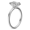 Thumbnail Image 2 of Certified Emerald-Cut Diamond Solitaire Engagement Ring 2 ct tw 18K White Gold (SI2/G)