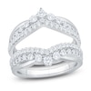Thumbnail Image 1 of Certified Diamond Chevron Enhancer Ring 1 ct tw 14K White Gold