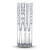 Thumbnail Image 3 of Shy Creation Baguette & Round-Cut Diamond Multi-Row Ring 3/4 ct tw 14K White Gold SC55006496