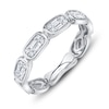 Thumbnail Image 2 of Shy Creation Baguette & Round-Cut Multi-Diamond Ring 1/5 ct tw 14K White Gold