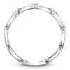 Thumbnail Image 4 of Shy Creation Baguette & Round-Cut Multi-Diamond Ring 1/5 ct tw 14K White Gold