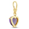 Thumbnail Image 3 of Charm'd by Lulu Frost Heart-Shaped Natural Amethyst Charm 10K Yellow Gold