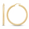 Thumbnail Image 1 of Diamond-Cut Hoop Earrings 10K Yellow Gold 40mm