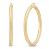 Thumbnail Image 2 of Diamond-Cut Hoop Earrings 10K Yellow Gold 40mm