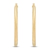 Thumbnail Image 3 of Diamond-Cut Hoop Earrings 10K Yellow Gold 40mm