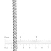 Thumbnail Image 3 of Diamond-Cut Miami Cuban Curb Chain Necklace 6.2mm Solid Sterling Silver 22"