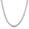 Thumbnail Image 1 of Miami Cuban Curb Chain Necklace 9.9mm Solid Sterling Silver 24"