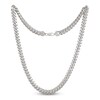 Thumbnail Image 3 of Miami Cuban Curb Chain Necklace 9.9mm Solid Sterling Silver 24"