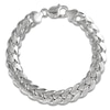 Thumbnail Image 1 of Miami Cuban Curb Chain Bracelet 9.9mm Solid Sterling Silver 8.5"