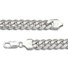 Thumbnail Image 2 of Miami Cuban Curb Chain Bracelet 9.9mm Solid Sterling Silver 8.5"