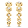 Thumbnail Image 3 of Unspoken Diamond Hoop Earrings 1/3 ct tw 14K Yellow Gold