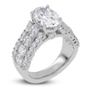 Thumbnail Image 2 of Oval-Cut Created By Jared Studio Lab-Grown Diamond Engagement Ring 3-3/4 ct tw 14K White Gold