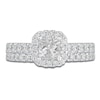 Thumbnail Image 3 of Diamond Bridal Set 1-1/2 ct tw Princess/Round 14K White Gold